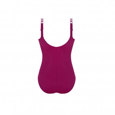 Boho Vibes vientisas maudymosi kostiumėlis, bordo 4 Boho Vibes vientisas maudymosi kostiumėlis, bordo 4