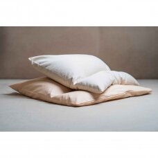 Buckwheat Hull Pillow (60×50 cm, neutral)