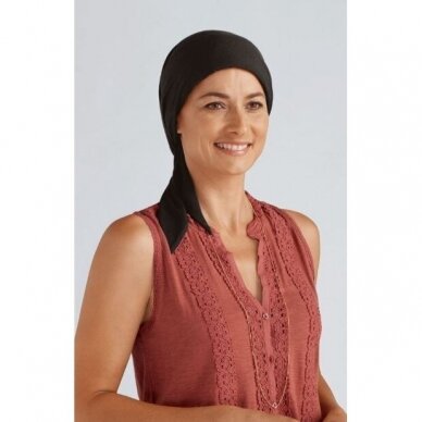 Clover headscarf , black Clover headscarf , black
