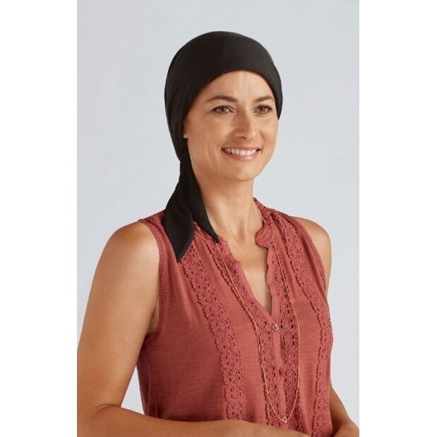 Clover headscarf , black Clover headscarf , black