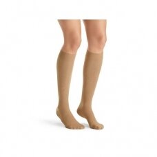 JOBST Ultrasheer kompresinės kojinės iki kelių uždarais pirštų galais, medaus spalva
