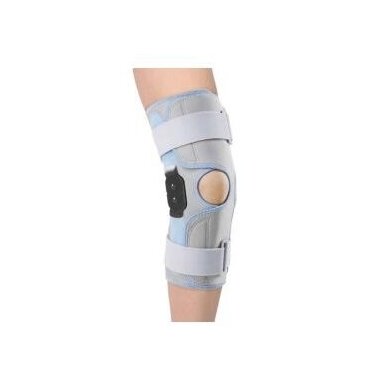 STABILIZING KNEE BRACE WITHOUT REGULATION OF FLEXION MOVEMENT