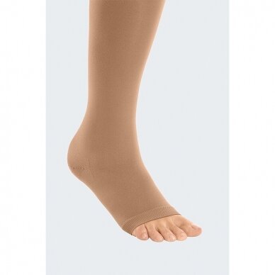 Compression socks DUOMED Smooth below-knee stocking with open toes 1