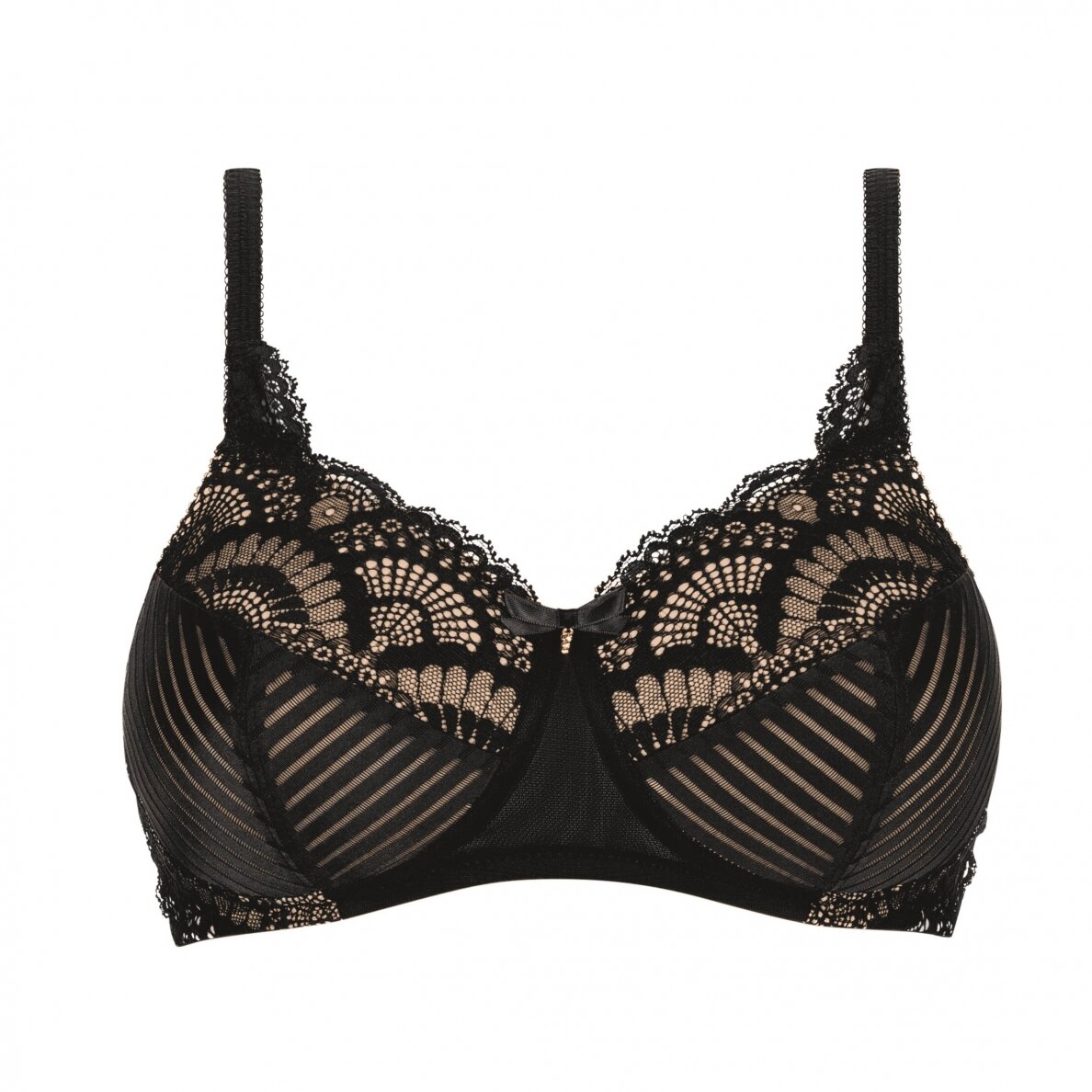 Liemenėlė Karolina, pakietinta, juoda 1 Liemenėlė Karolina, pakietinta, juoda 1