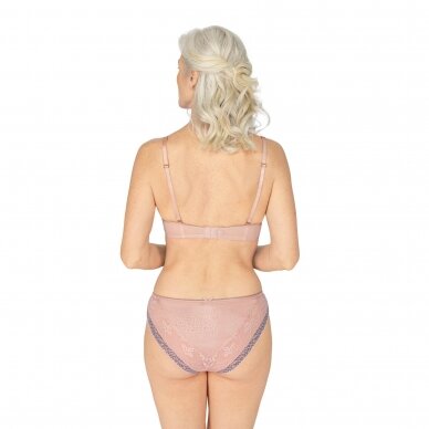 Cherish Padded Wire-Free Bra - Dreamy Pink/Light Grey 2 Cherish Padded Wire-Free Bra - Dreamy Pink/Light Grey 2