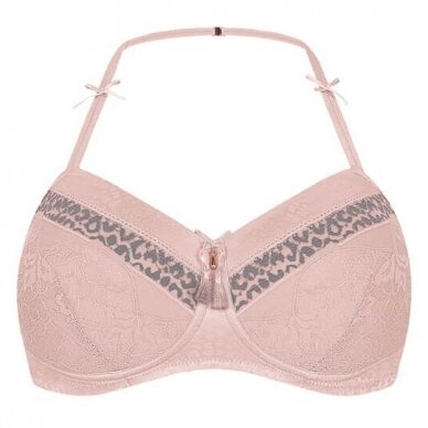 Cherish Padded Wire-Free Bra - Dreamy Pink/Light Grey 5 Cherish Padded Wire-Free Bra - Dreamy Pink/Light Grey 5