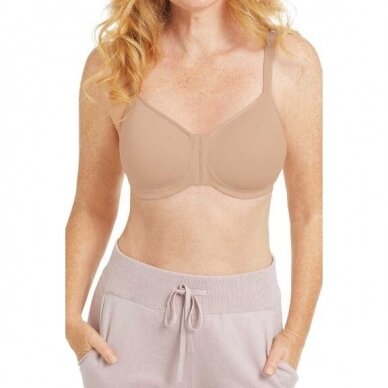 Mara Non-wired Front Closure Padded Bra - Light Sand Mara Non-wired Front Closure Padded Bra - Light Sand