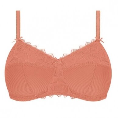 Natural Moment Padded Wire-Free Bra - Faded Rose 2
