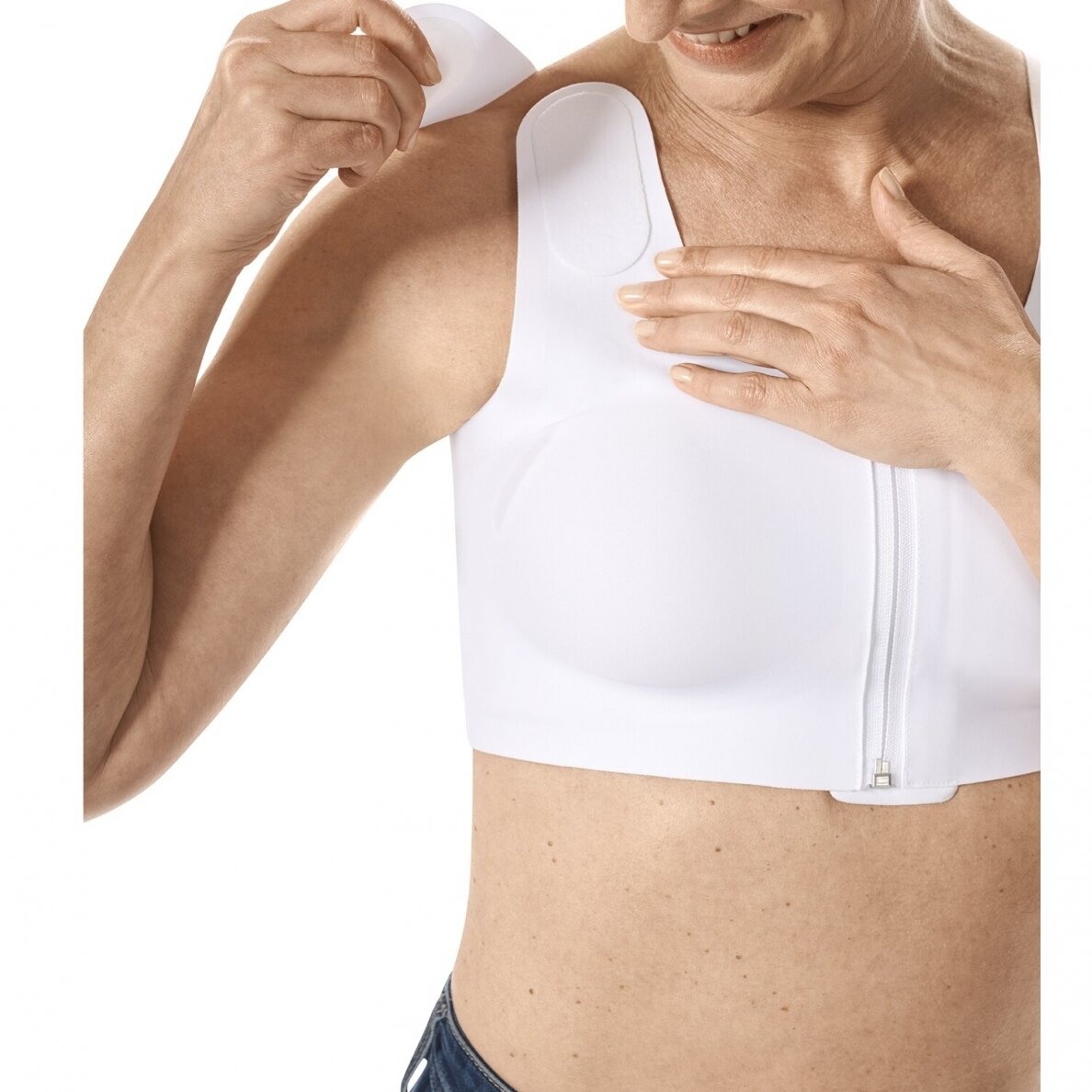 Limfodrenažinė liemenėlė susegama priekyje Lymph Flow 2