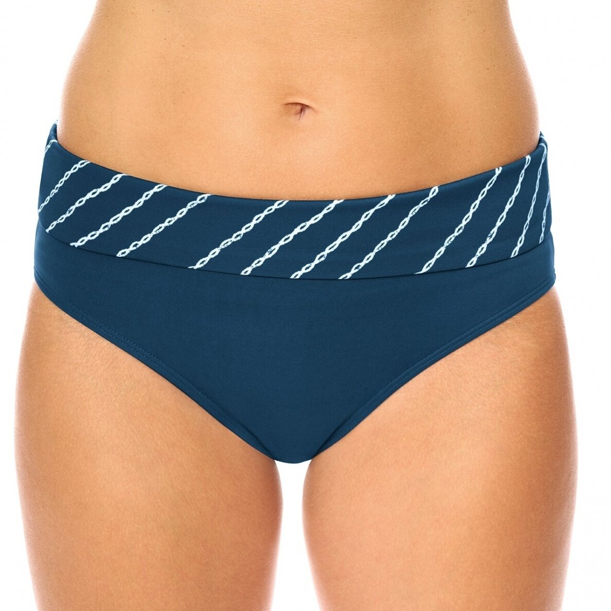 Timeless Chic High-Waist Swim Brief - Dark teal Timeless Chic High-Waist Swim Brief - Dark teal
