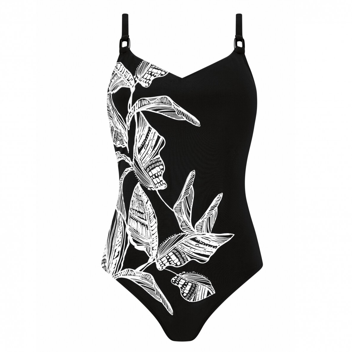 Lanzarote One-Piece Swimsuit - black/white 3 Lanzarote One-Piece Swimsuit - black/white 3