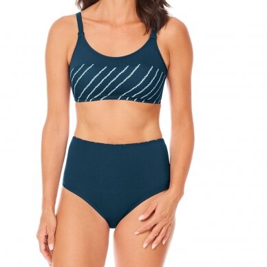 Timeless Chic High-Waist Swim Brief - Dark teal 4 Timeless Chic High-Waist Swim Brief - Dark teal 4