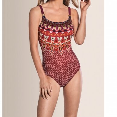 Manda Pocketed One Piece Swimsuit Manda Pocketed One Piece Swimsuit