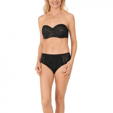 Palma Underwired Padded Bikini Top - black 2