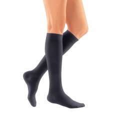 MEDI mj-1 cato vyriškos profilaktinės kompresinės kojinės iki kelių, tamsiai pilkos
