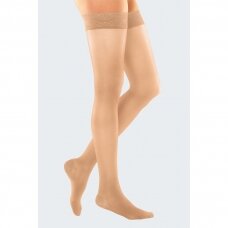 mJ-1 metropole® thigh-length stocking, honey