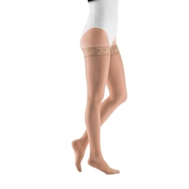 Compression socks Sheer & Soft thigh-length stocking with close toes Compression socks Sheer & Soft thigh-length stocking with close toes