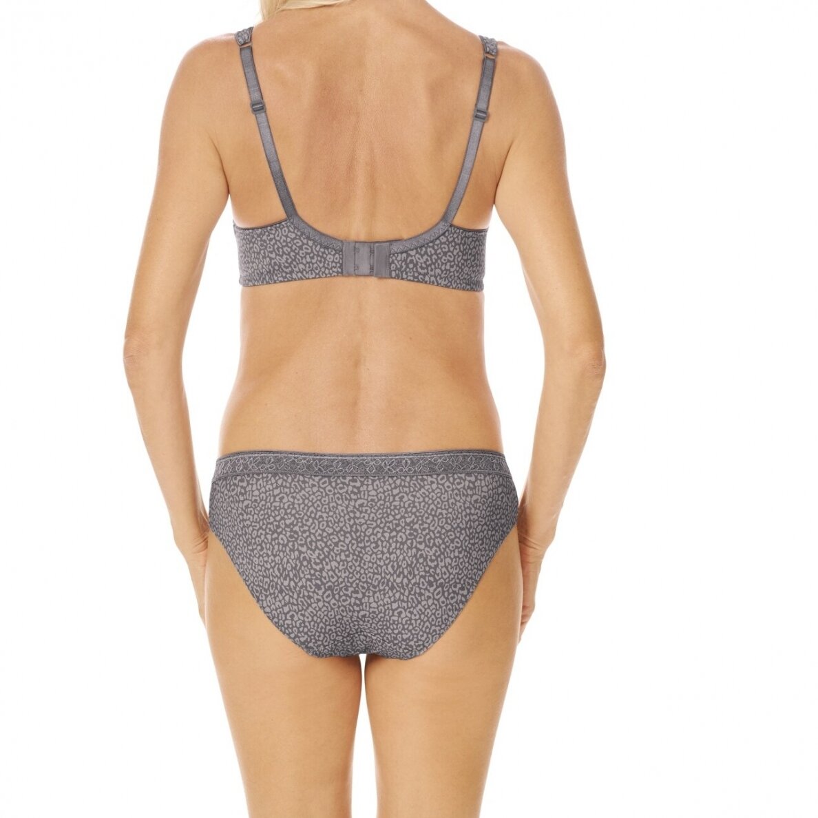 Bliss Padded Wire-Free Bra - Dark grey/light grey 2 Bliss Padded Wire-Free Bra - Dark grey/light grey 2