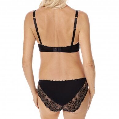 Alina Non-Wired Padded Bra - Black/sand 1 Alina Non-Wired Padded Bra - Black/sand 1