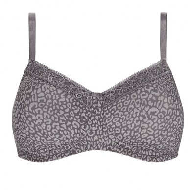 Bliss Padded Wire-Free Bra - Dark grey/light grey 3 Bliss Padded Wire-Free Bra - Dark grey/light grey 3