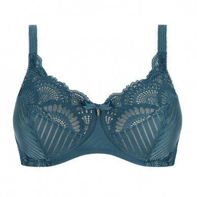 Karolina Non-Wired Padded Bra - blue teal/sand 3 Karolina Non-Wired Padded Bra - blue teal/sand 3