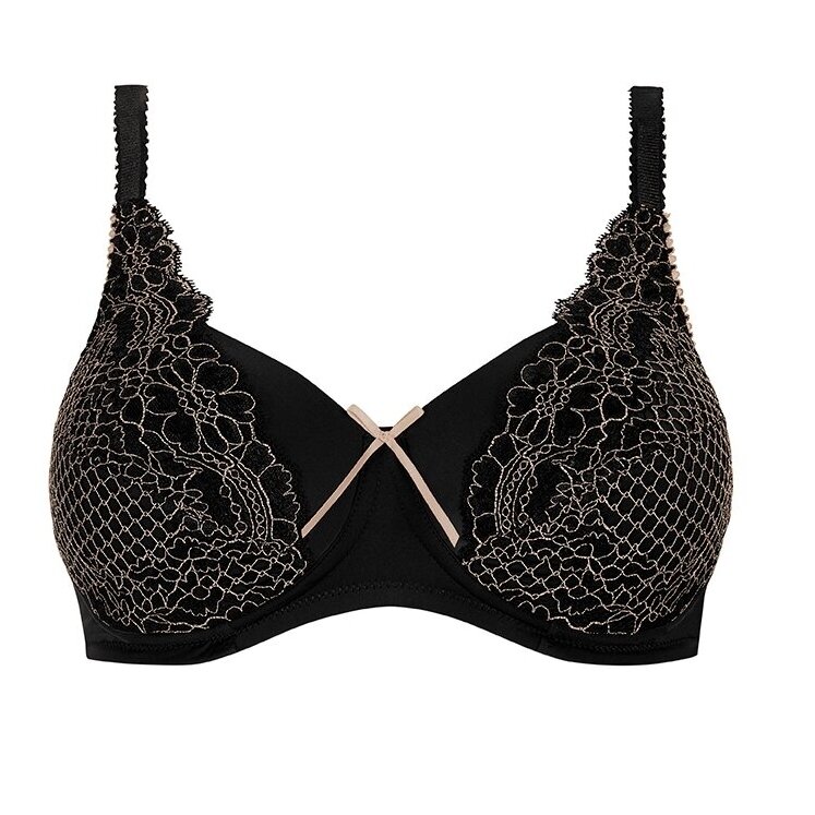 Alina Non-Wired Padded Bra - Black/sand 3 Alina Non-Wired Padded Bra - Black/sand 3