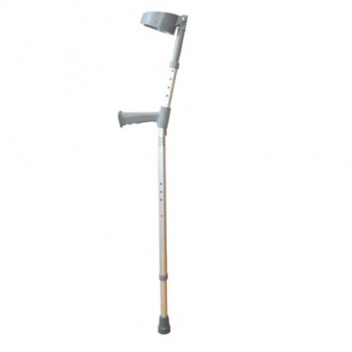Elbow crutches with upper and lower adjustment Elbow crutches with upper and lower adjustment