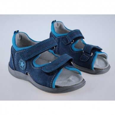 Kids orthopedic shoes blue 1